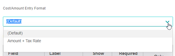 Customizing Expense Entry – BigTime Software