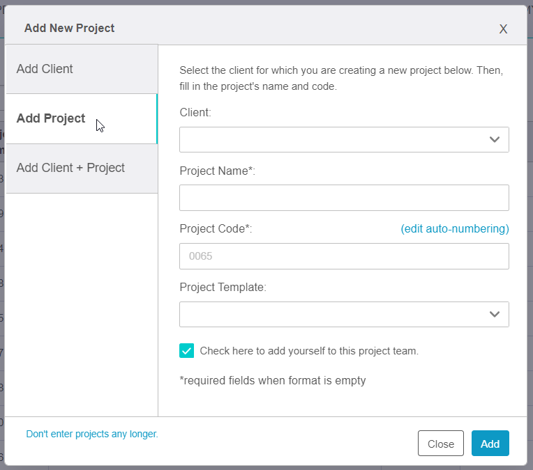 Accessing and Using Project Codes – BigTime Software