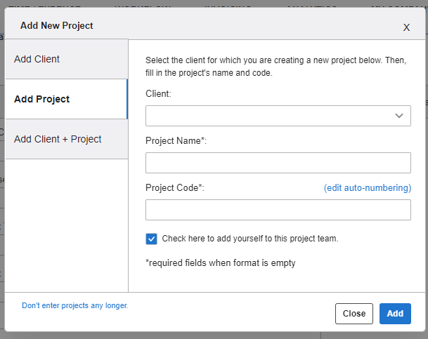 Accessing and Using Project Codes – BigTime Software
