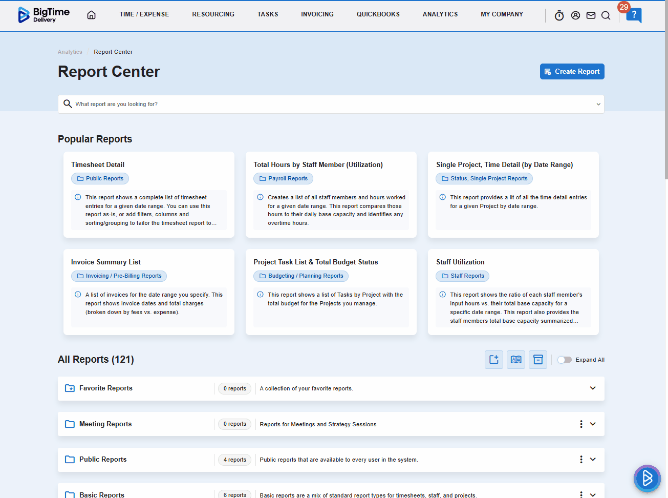 Add a report to a project.gif