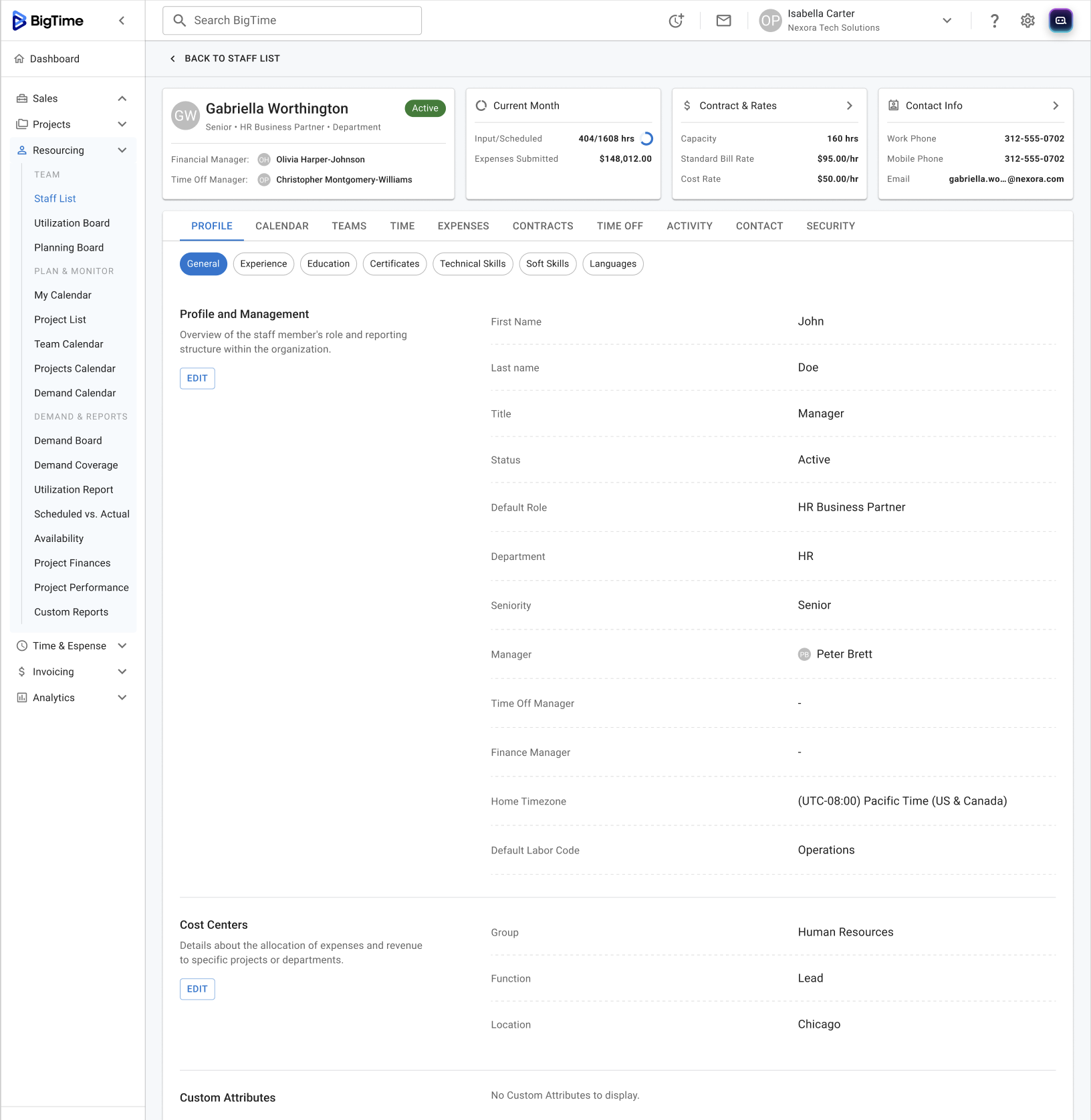 SCR-01 - Staffer Profile.png